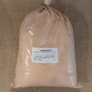 Gjutlera Röd Lergods 5kg