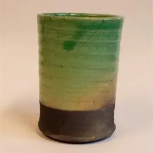 Grön, blank Rakuglasyr 1kg