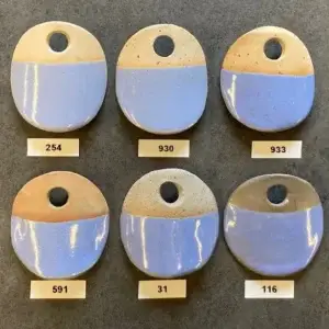 50500 Klarblå, blank glasyr 1kg