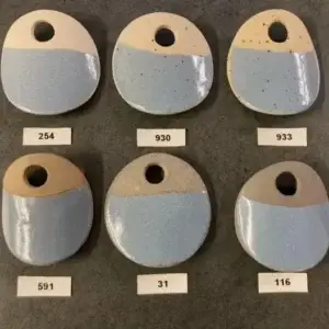 47045 Stålblå, blank glasyr 1kg