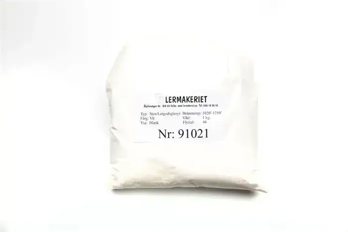 91021 Vit, blank glasyr 1kg - Bild 2
